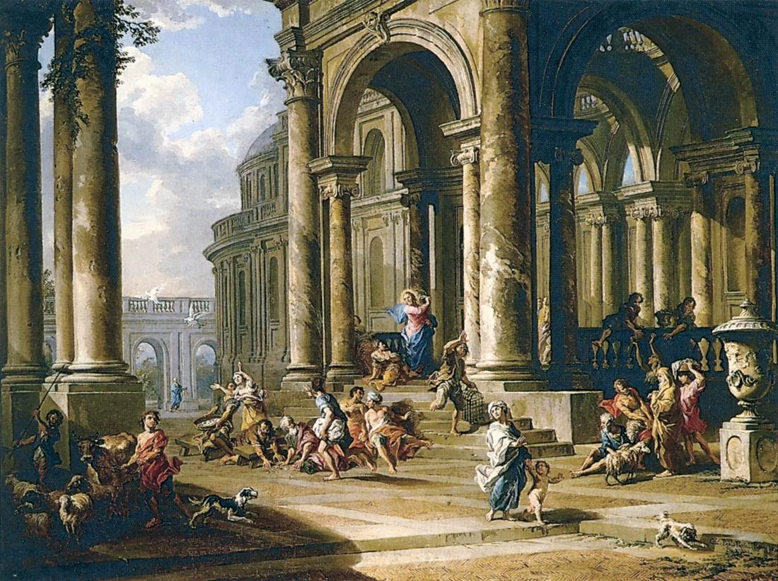 Cacciata dei cambiavalute dal Tempio - Museo Nacional Thyssen, Bornemisza, Madrid